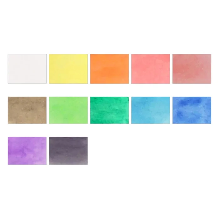 STUDIO 22 Pocket Travel Watercolour Paint 12 Colour Half Pan Box Set - Image 3