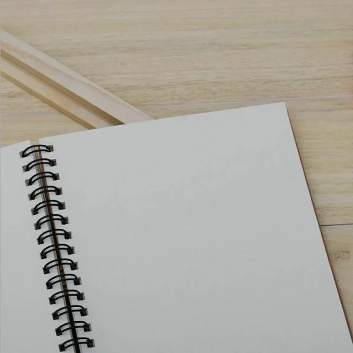 50 Sheets Sketch Book Wire Bound Watercolor Drawing Art Paper School Crafts - Image 2
