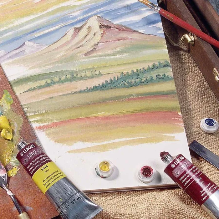 Lukas 1862 Oil Paint - [Blues - 37 mL - Set of 11] - Image 3